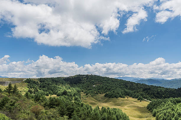 istock Beautiful Outdoor Grassland Wilderness Blue Sky White Clouds 2220608390