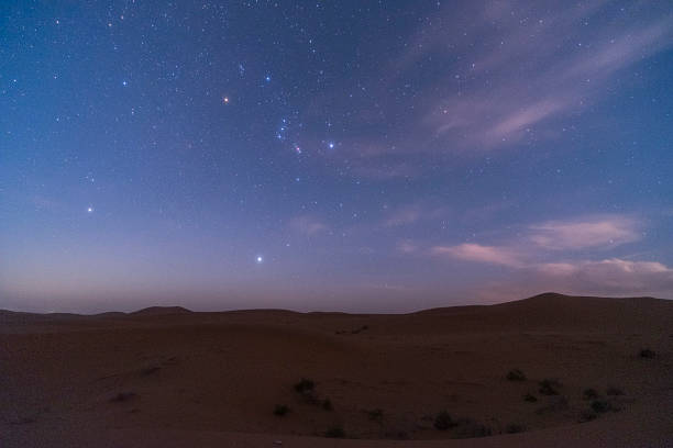 istock Beautiful night sky in the desert, Milky Way 2220608393