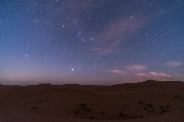 istock Beautiful night sky in the desert, Milky Way 2220608400