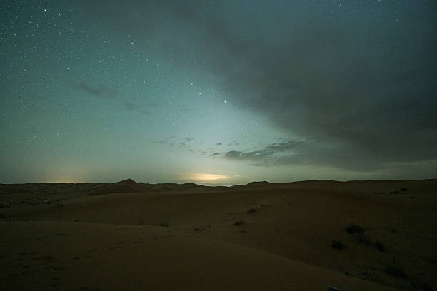 istock Beautiful night sky in the desert, Milky Way 2220608559