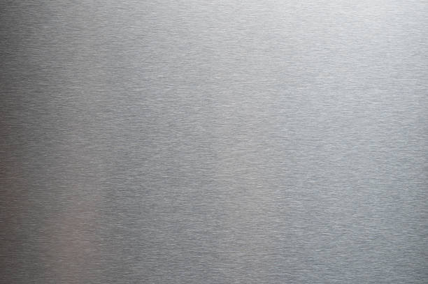 istock Shiny bright michine brushed metal 2220609282