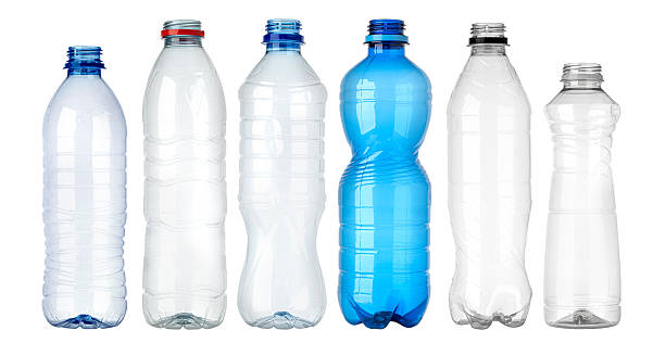 istock Empty plastic bottle isolated on white background showing recycling concept 2220614928
