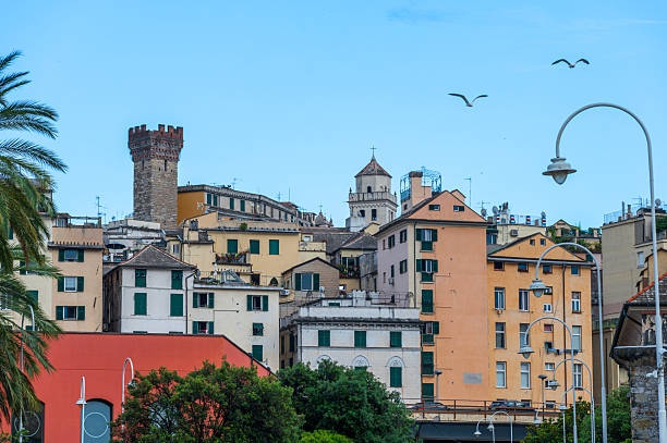 istock Genoa, in the distance the Embriaci Tower 2220623075