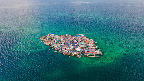 istock Aerial View of San Bernardo Archipelago 2220624627