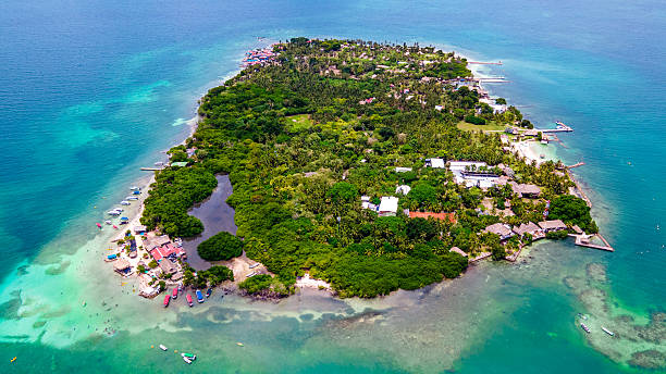istock Aerial View of San Bernardo Archipelago 2220624666
