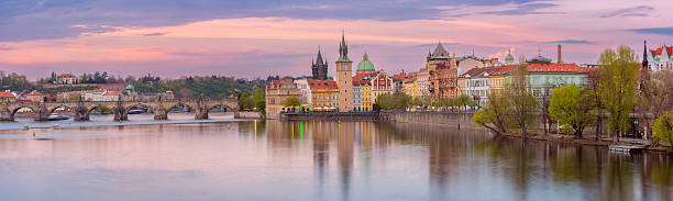 istock Charles Bridge and Vltava River in Prague Czech Republic 2220631172