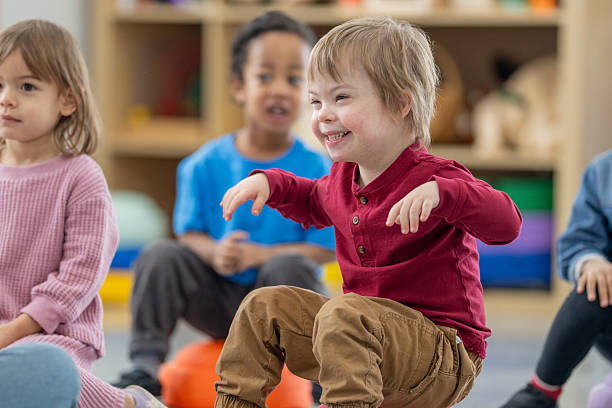 istock Children Joyfully Interacting Together in a Bright Preschool Classroom 2220633582