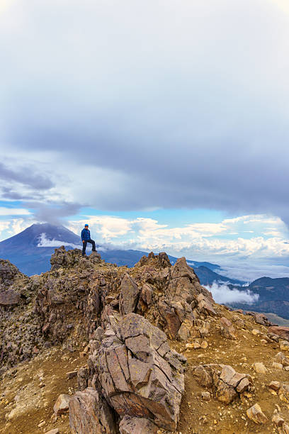 istock Hiker conquering iztaccihuatl volcano peak in mexico 2220637666