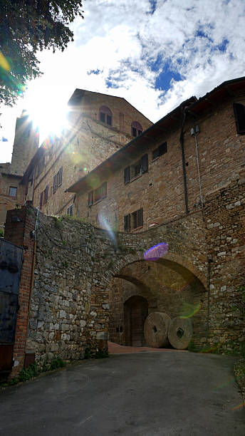 Traditional buildings in Tuscany