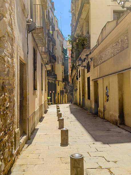 istock Carrer de l'Arc de Sant Ramon del Call in Barcelona, Spain 2220637823