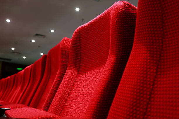 stacked chairs in the theatre, China