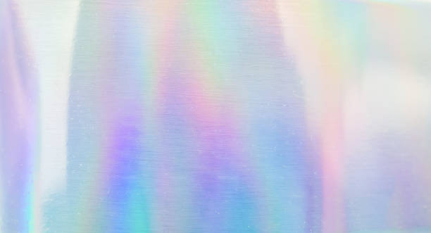 Holographic rainbow foil iridescent texture abstract hologram background