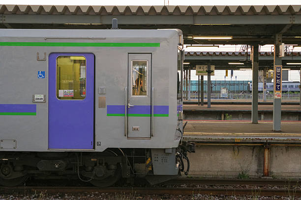 Hakodate-city, Hokkaido, Japan - June 14, 2025 : KIHA 150 Local train at the Hakodate station