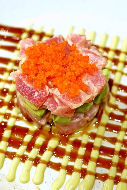 Tuna Sushi Stack - Japanese food.