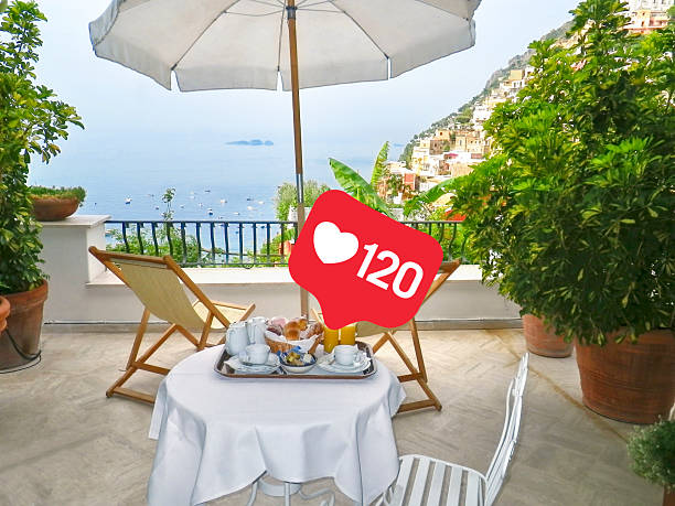 istock Liking a holiday on socail media 2220647614