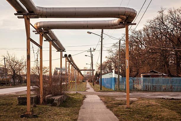 Pipelines and power lines