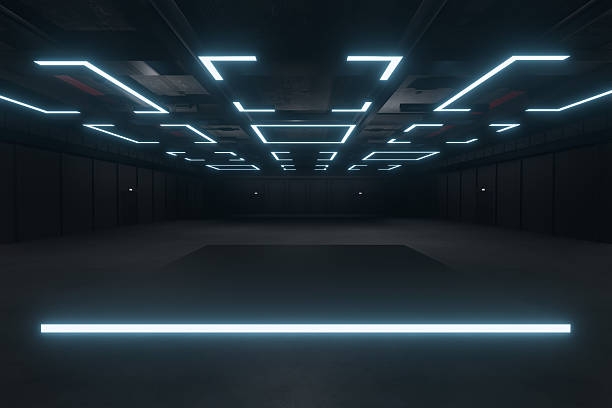istock Empty hall exhibition centre.The backdrop for exhibition stands,booth,market,trade show.Conversation for activity,meeting.Arena for entertainment,event,sports.Indoor for Display,showroom.3d render. 2220652151
