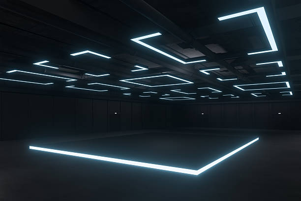 istock Empty hall exhibition centre.The backdrop for exhibition stands,booth,market,trade show.Conversation for activity,meeting.Arena for entertainment,event,sports.Indoor for Display,showroom.3d render. 2220652153