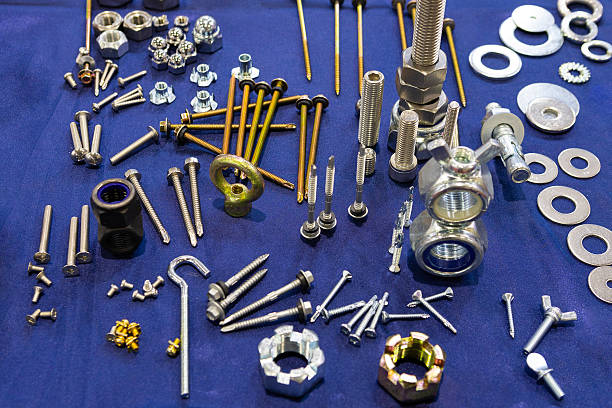 istock Including nuts, screws, rings, steel from the factory 2220653084