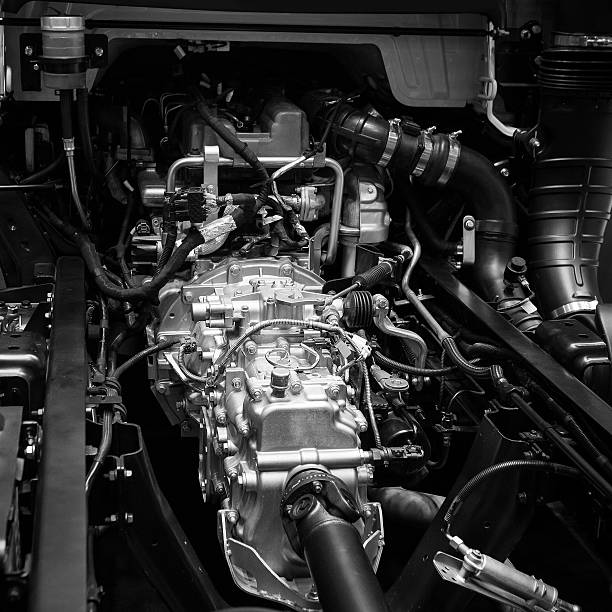 istock The design of the modern car engine. 2220654396