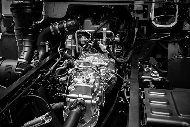 istock The design of the modern car engine. 2220654397