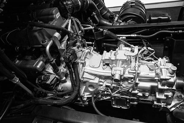 istock The design of the modern car engine. 2220654398