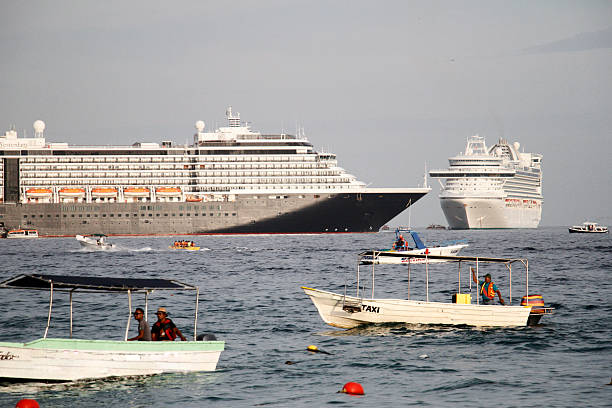 Málaga, Spain -  2nd November 2023: The ultra luxury cruise ship Silver Nova, which was launched in August 2023 by Silverseas, moored in Málaga cruise terminal, Costa Del Sol, Spain.