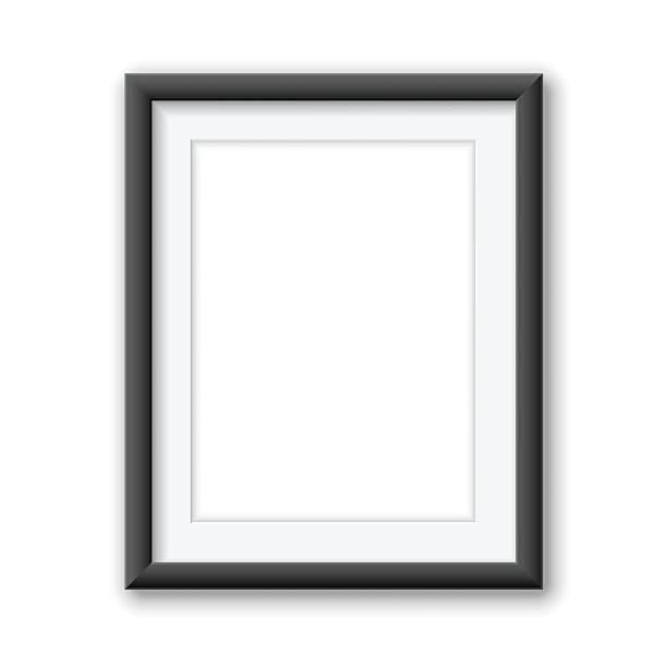 istock Blank picture frame icon in flat style. Photo mockup template vector illustration on isolated background. Realistic poster sign business concept. 2220665028
