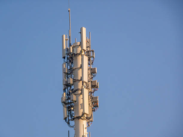istock A telecommunication tower bristling with antennas against a clear sky, symbolizing modern connectivity, 5G technology. 2220667472