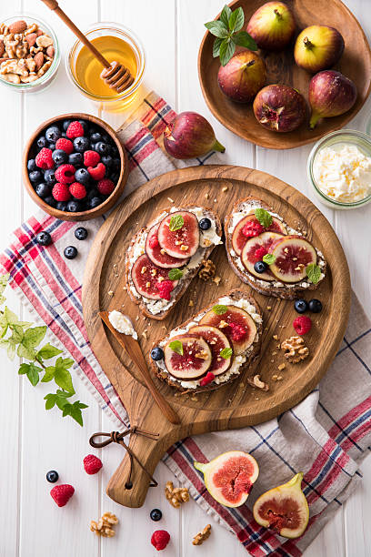 Fig and Ricotta Cheese Tartine