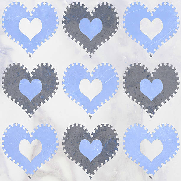 Hand painted abstract background with shades of blue and multiple other colors.