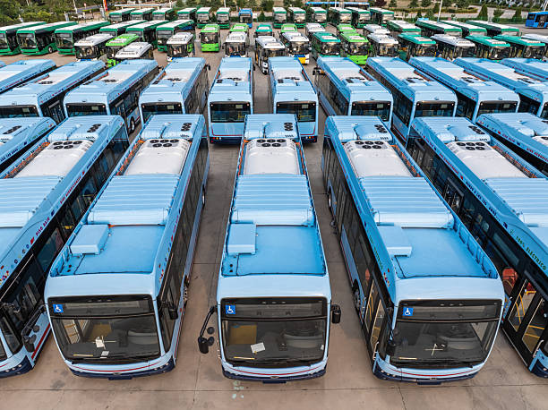 Newly produced new energy electric buses