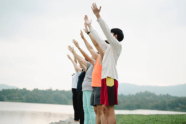 istock Cheerful Family Group Enjoying a Bright Day. 2220675804