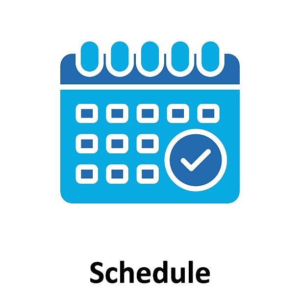 stockillustraties, clipart, cartoons en iconen met schedule vector icon which can easily modify or edit - vluchtschema