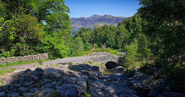 istock A stone packhorse bridge over a depleated stream in England UK 2220688923