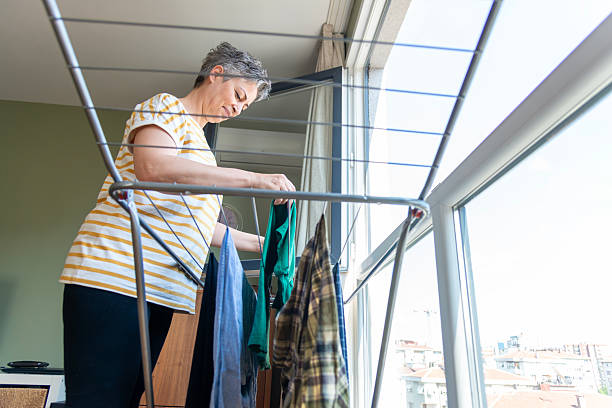 istock Putting the Washing out to Dry 2220690298