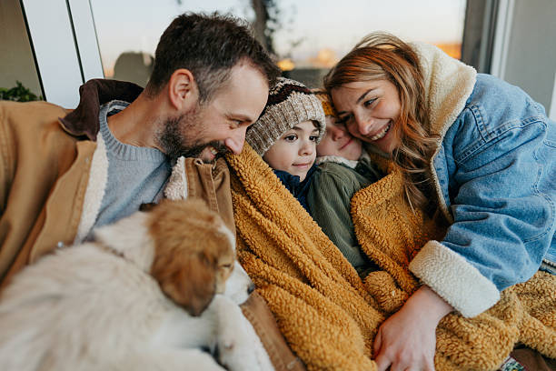 istock Family enjoys their time together outdoors, on a cold winter day 2220690749