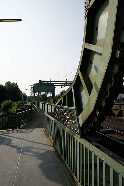 istock Close-up of an industrial bridge. 2220701034