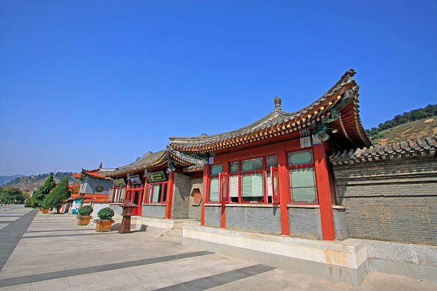 istock The ancient Chinese landscape architecture 2220702514
