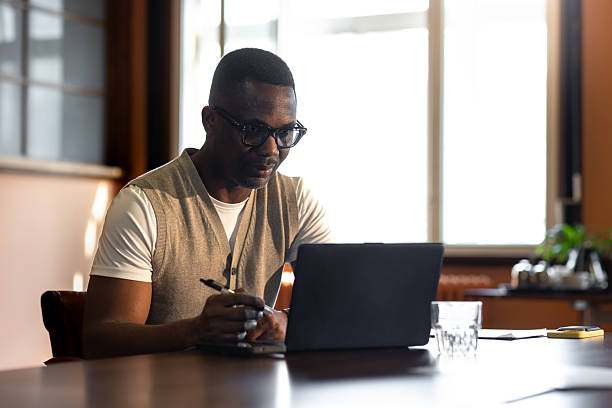 istock Black Entrepreneur Leading the Way on laptop 2220702883