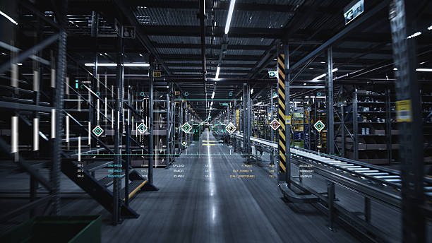 istock Modern warehouse infrastructure powered by AI to optimize fulfillment workflows, reduce delays and improve supply chain efficiency 2220714454