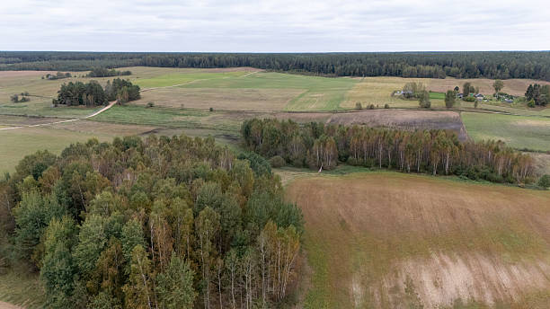 istock Aerial View of Rural Fields and Forests 2220715721
