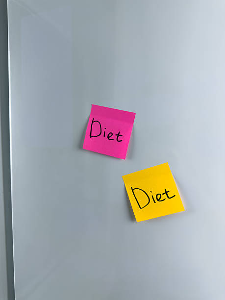 istock Vertical photo with diet concept and simple design on white background 2220717131