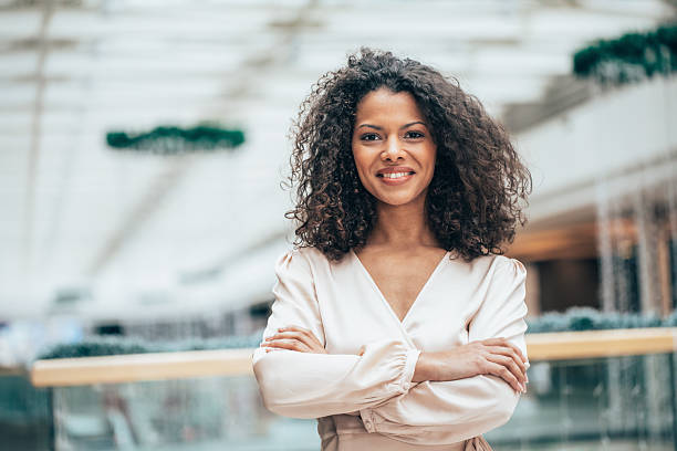istock Confident Businesswoman in a Bright Office 2220720427