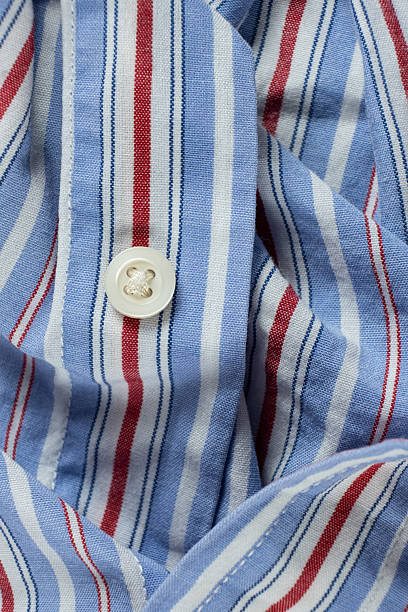 istock Natural Pure Cotton clothing, button on clothes 2220735547