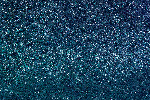 istock Blue, from blue to dark emerald shiny background with sparkles, small sequins. 2220735740