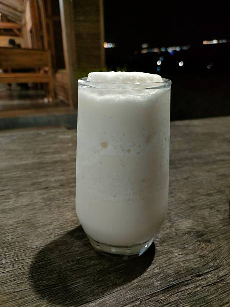 istock Refreshing Night Drink: Banana Milkshake Delight 2220738538