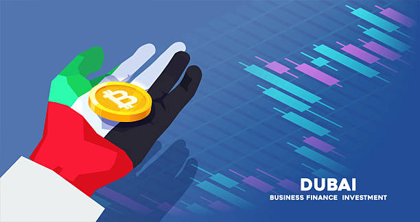 istock Concept of cryptocurrency investment in Dubai, UAE 2220741645