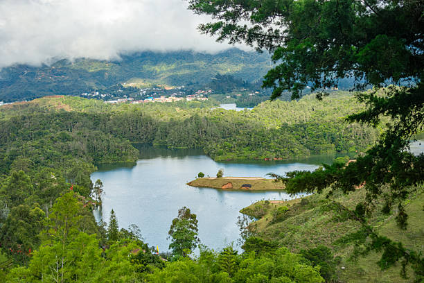 istock Serene Lake View in Guatape 2220759690