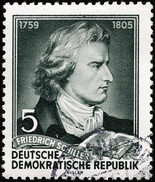 istock Friedrich Schiller on old stamp of DDR 2220764410